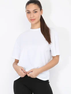 Sale La Modeuse T-shirt en coton Blanc