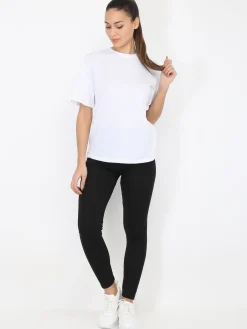 Sale La Modeuse T-shirt en coton Blanc