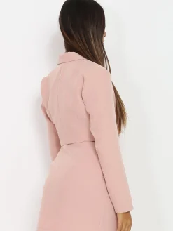 New La Modeuse Veste blazer cropped Roseclair