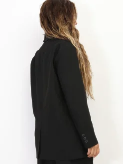 New La Modeuse Veste de costume oversize Noir