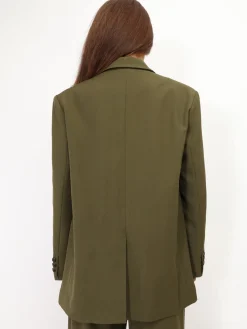La Modeuse Veste de costume oversize Kaki