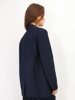 Outlet La Modeuse Veste de costume oversize BleuMarine