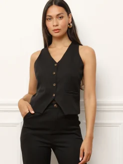Sale La Modeuse Veston cintré et boutonné Noir