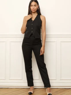 Sale La Modeuse Veston cintré et boutonné Noir